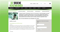 Desktop Screenshot of groenerekenkamer.nl